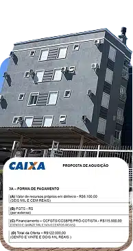 Prédio com Proposta de Aquisição CAIXA
